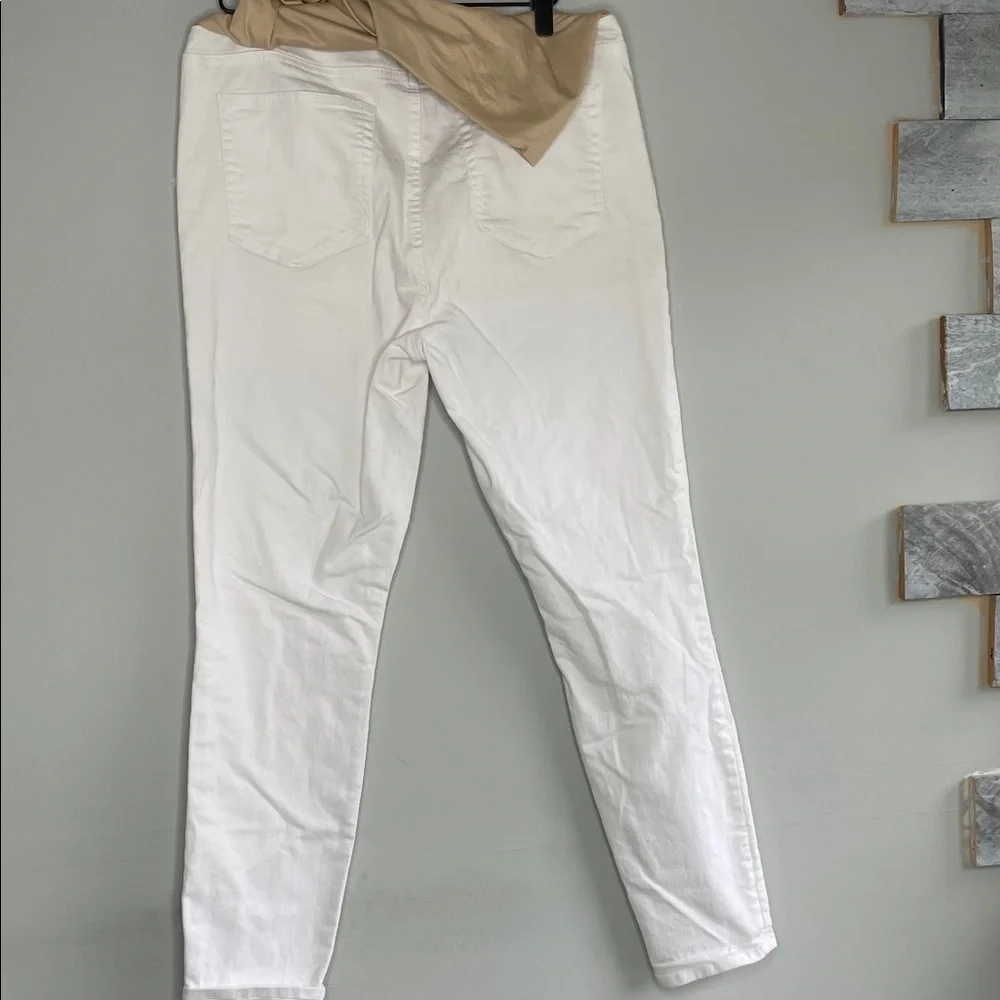 LOFT White Women Jeans Maternity